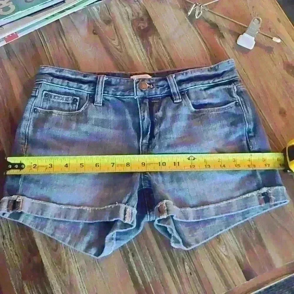 J crew blue denim shorts size 24 - Picture 14 of 16